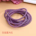 Spiral 1.4M USB Data Cable Protector Universal Headphone Line Dust Proof Cable Winder Earphones Wire Protection Cover. 
