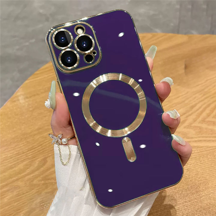 For%20iPhone%2015%20Pro%20Max%20Luxury%20Magsafe%20Magnetic%20Square%20Plating%20Frame%20Phone%20Case%20For%20iPhone%2011%2012%2013%2014%20Plus%20Lens%20Protective%20Cover%20-%20Image%204