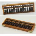 NYT Japanese Soroban Style Wooden Abacus Frame Beads Classic Ancient Calculator. 