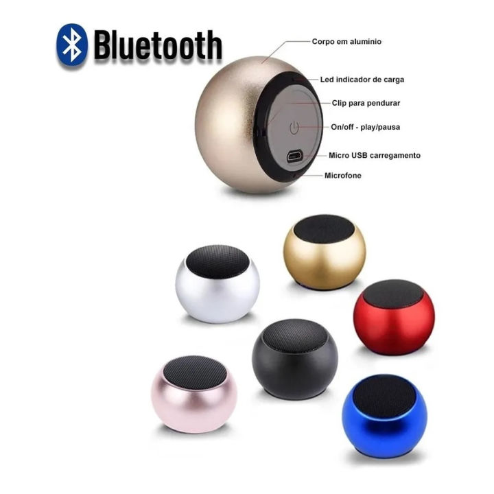 M3 Mini Portable Bluetooth & Rechargeable Speaker with Multi Colors ...