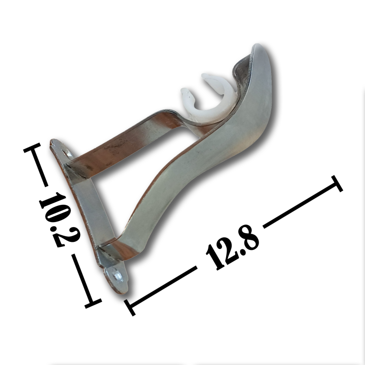 "Stainless%20Steel%20Curtain%20Rod%20Bracket%201%20piece%20-%20Heavy-Duty%20Adjustable%20Wall-Mount%20Holders%20for%201%20Inch%20Rods,%20Modern%20Rust-Resistant%20Design%20for%20Home%20&%20Office%20Window%20Curtains"%20-%20Image%202