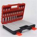 Large 53 Piece Professional Combination Socket Ratchet Wrench Set Tool Kit Toolkit Goti Set Ring Spanner Pana Set Screw Driver Bit Set Hand Toolkit Tools KitSocket Wrench Set  Car Bike Repairing Hand Tool kit Toolkit Set Screwdriver Toolkit Drill Machine. 