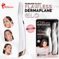 Flawless Dermaplane Glo Razor (It's NOT MACHINE) Lighted Finishing Touch Facial Razor with 6 Replacement Heads Face Hair Removal. 
