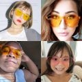 Cermin Mata Spek Mata Viral Round Fashion Frameless Lens Sunglasses For Men/Women. 