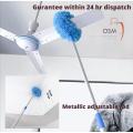 Long Cleaner | Removable & Washable, Extendable up to 47” with Detachable Microfiber Head for Cleaning | with Extension Pole. 