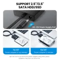 UGREEN SATA to USB 3.0 Adapter Cable for 3.5 2.5 Inch SSD HDD SATA III Hard Drive Disk Converter Support UASP for Samsung Seagate WD SanDisk Hitachi Toshiba. 