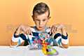 Musical Penguin Stair Climbing Orbit Chasing Race Track Game Set - Playful Roller Coaster Playset with LED Flashing Lights and Music On/Off Button for Toddlers and Kids. 