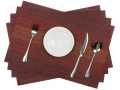 Table Mats Set of 6 Dining Table Place Mats Washable Placemats Non-Slip Heat Resistant. 