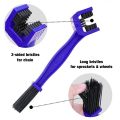 Motorcycle Cleaner Chain Cleaning Tool Cycle Bicycle Motorbike Motorcycle Chain Brush Bike Maintenance Cleaning Brush. 