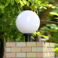 Plastic globe gate light. 