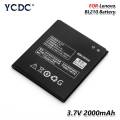 Lenovo BL210 Battery Replacement For Lenovo A536 A606 S820 S820E A750E A770E A656 A766 A658T S650 Phone Battery With 2000mAh Capacity-Black. 