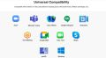 EMEET 1080P Webcam with Microphone, C960 Web Camera, 2 Mics Streaming Webcam, 90°FOV Computer Camera, Plug and Play USB Web Cam for Online Calling/Conferencing, Zoom/Teams/Facetime/YouTube, Laptop/PC. 