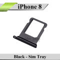 Apple iPhone 8 SIM Tray Sim Jacket Sim Slot Sim Door For iPhone 8 - Black. 