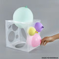 Balloon Sizer Box Collapsible Balloons Different Hole Size Measuring Measurement Tool For Ballon Decorations Celebration, Event Organizer Baloon Party Wedding, Baby Shower Decor Supplies, Creating-Balloon Arch Columns. 