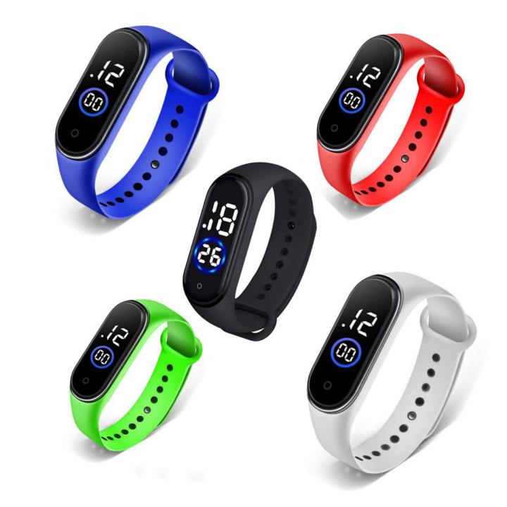 Waterproof Sport M4 Touch Led Digital Watch For Boys & Girls - All Colours