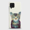 Samsung Galaxy A22 4G Cover - SkinLee HQ Hard Case - Dreamy Abstract Cat - SKINLEE-439-1-1040-737. 