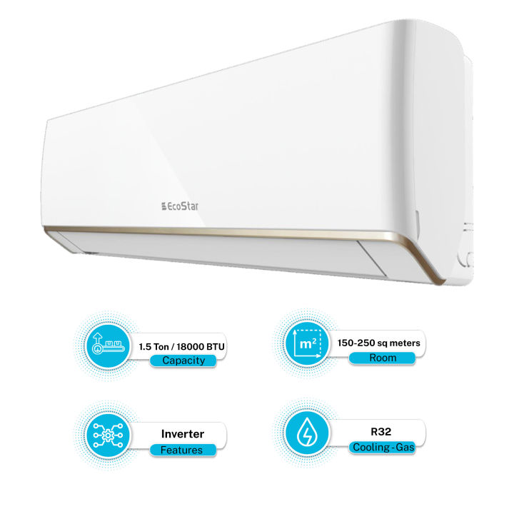 Eco Star AC 1.5 TON Inverter Series (Heat & Cool) With 10 Years Brand Warranty