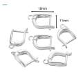 6Pcs Earring French Hooks Jewelry Findings Making Accessories Earwire for Chain Earrings Pendant. 