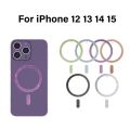 2024 New Ultra-thin Shiny Magnetic Metal Ring Plate for Magsafe Accessories Mobile Phone Magnet Sheet for Samsung iPhone 12 13. 