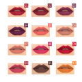 【2024】 Pudaier 12pcs/set Multicolor Lip Liner Pencil Coloring Lip Makeup Beauty Tools Waterproof Long Lasting Cosmetic Lipliner Pen kit. 