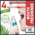 MALAMAH (ALL FOUR) MOUTH FRESHENER MOUTH SPRAY, BREATH FRESHENER ORAL SPRAY FOR FRESH BREATH NON ALCOHOLIC HALAL, 4 TASTY FLAVORS, SPEARMINT FRESHMINT  PEPPERMINT  20ML EACH. 