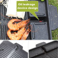 Conventional Portable Korean BBQ Grill Plate Maifan Stone Coating Barbecue Dish Non-stick Pan Plate For Outdoor Camping. 