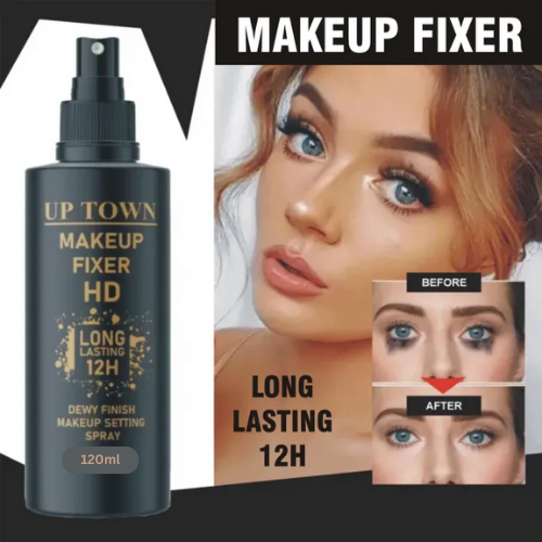 UPTOWN LA Professional Makeup - Cosmetics Makeup Fixer Setting Spray  Dewy Finish Long Lasting