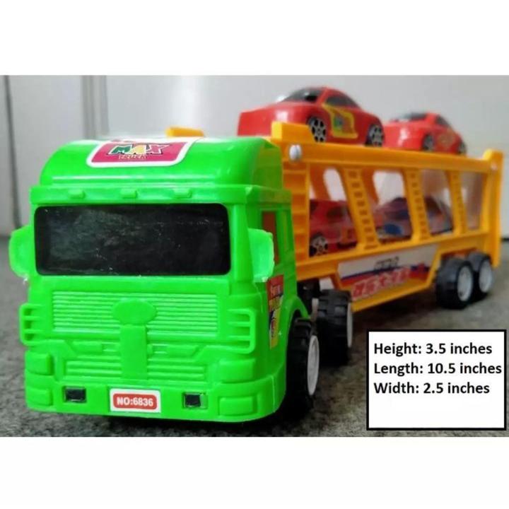 Truck Set For kids(4 Cars included,Friction power) Sealed pack