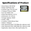 WD SN740 Gen 4x4 256B 2230 M.2 NVMe PCIe SSD. 