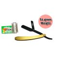 TASHI Professional Barber Straight Edge Razors, Straight Razors ( Ustra )  Stainless Steel, Shaving Tool, Men’s Ustra for  Beard &  moustache, With Gold Color Plated Handel.. 