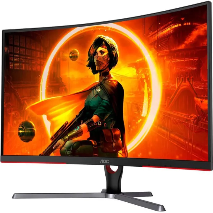 AOC%20CQ32G3SE%2031.5"%20QHD%20Curved%20VA%20Gaming%20Monitor%20HDR10,%20FreeSync%20Premium,%201ms%20165Hz%20-%20Image%202