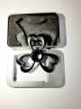 Metal Fidget Spinner with Protective Case. 