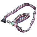 PC Computer USB Port Audio Headset Microphone Cable Support Front Panel. 