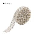 1 Yard Garment Clothing Accessories Wedding Dress Pearl Chain Crystal Banding Applique Hot Fix Rhinestones Trimming. 