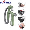 Yoomee 10-100Kg Adjustable Heavy Gripper Fitness Hand Exerciser Grip Wrist Training Increase Strength Spring Finger Pinch Expander. 