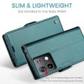 lthmy for Xiaomi Redmi Note 13 5G PU Leather Kickstand Wallet Magnetic Closure Flip Case Cover. 