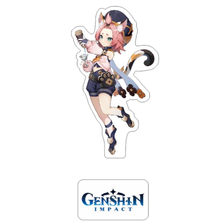 Genshin Impact Characters Tartaglia Childe Diona Zhongli Gm Acrylic Stand Model Plate Holder Per Anime