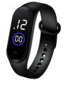 Waterproof Black Color. Water proof M3 Touch Led Bracelet Digital Watch Band. 