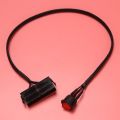24-Pin Female ATX PSU PC Power Supply Tester Start Up Jumper Cable with ON/OFF Switch,50cm. 