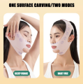 High Quality Face Lifting Belt Face Slimming, Cheek Chin Lift Up Belt V Shape Belt, Double Chin Reducing, Anti Wrinkles Removing Patch Face Slimming Patch Belt, Face V Line Shaper Tool, Face Slimming Strap Band - Buzzaar. 