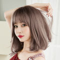 Factory Wholesale Wig Women's Short Hair Rinka Haircut Shoulder-Length Full Top Hair Cover Natural & Fluffy Collarbone Length Haircut Curly Hair Inner Buckle. 