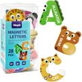 Large Magnetic Letters for Kid Magnets Fridge Animals Alphabet Toys, Children Magnetic Refrigerator Uppercase ABC Alphabet Cute. 