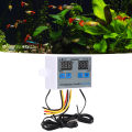 Dual Temperature Controller, Heating Cooling Digital Thermostat 12V with NTC 10K Sensor for Aquarium Tank for Greenhouse. 