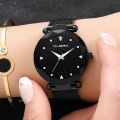 NEW stylish black crystal and magnet watch for girl and women. 
