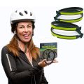 ICQURBT 2Pair Bike Trouser Clips Lightweight Bike Trouser Clips with Reflective Bands for Night Rides. 