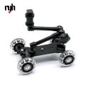 Mobile Rolling Sliding Dolly Stabilizer Skater Slider 11" Articulating Arm Camera Stand Photography Car For 9 8 6 5. 