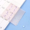 250PCS Waterproof Transparent Sticky Notes Memo Pad 50 Sheets Stickers Daily To Do List Note Paper for Student Office Stationery. 