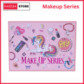 My Beauty Makeup Set for Kids - Pretend Play Cosmetic Kit Best High Quality Makeup Series Toy Gift for Girls, Unicorn Safety Cosmetics Box. 