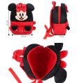 Minnie Mouse Plush Backpack Baby Small Mickey Mouse Backpack Cute Early Education Garden Cartoon Toy Bag 1-3 Year Old Kids. 