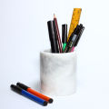 Marble Pen Holder Set Utensils Included Flatware & Utensil Storage Organizer for Countertops, Pantry, Bathroom, Office & Center Table - Stylish Kitchen Counter Decor. 